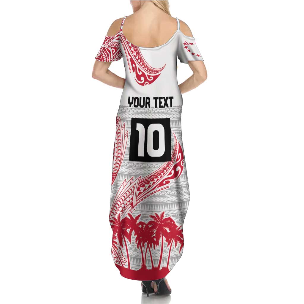 Cook Islands Marathon 2025-Pursuit in Paradise Family Matching Summer Maxi Dress and Hawaiian Shirt Red Color LT03 - Polynesian Pride