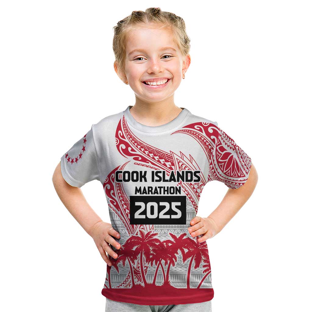 Cook Islands Marathon 2025-Pursuit in Paradise Kid T Shirt Red Color LT03 Red - Polynesian Pride