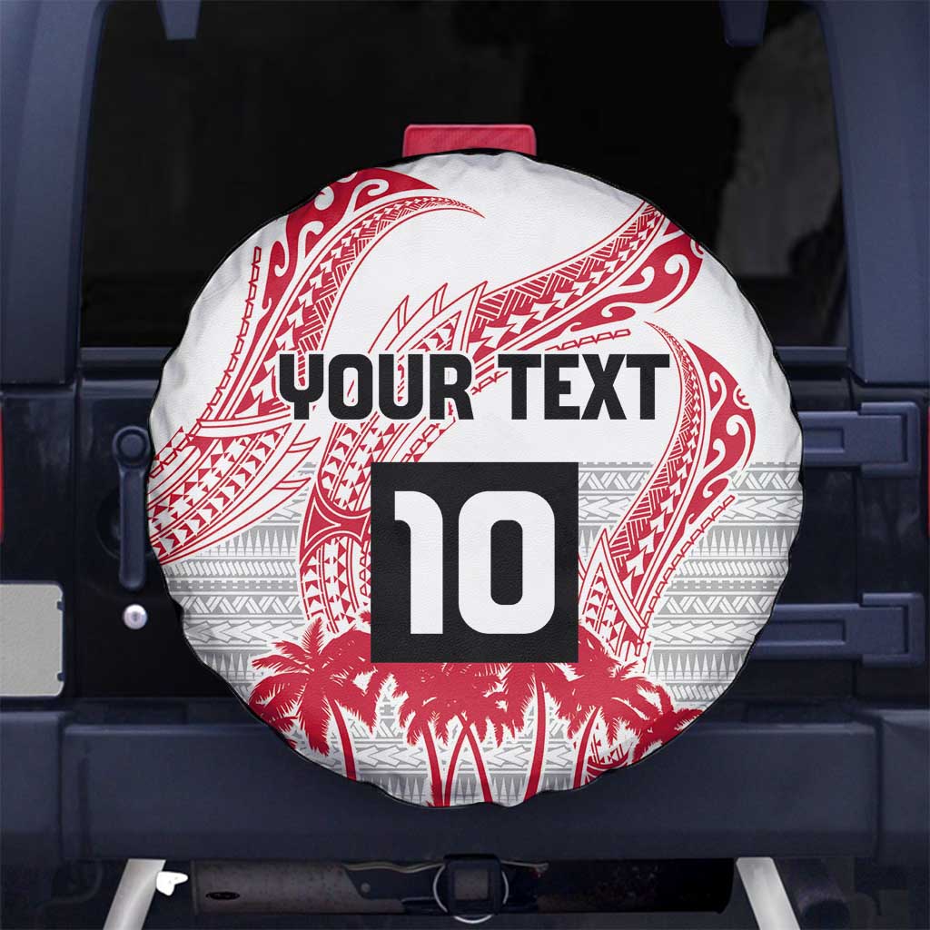 Cook Islands Marathon 2025-Pursuit in Paradise Spare Tire Cover Red Color