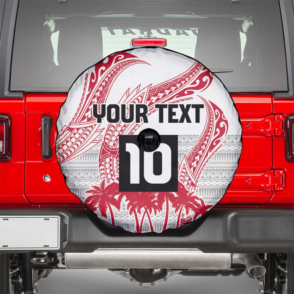 Cook Islands Marathon 2025-Pursuit in Paradise Spare Tire Cover Red Color