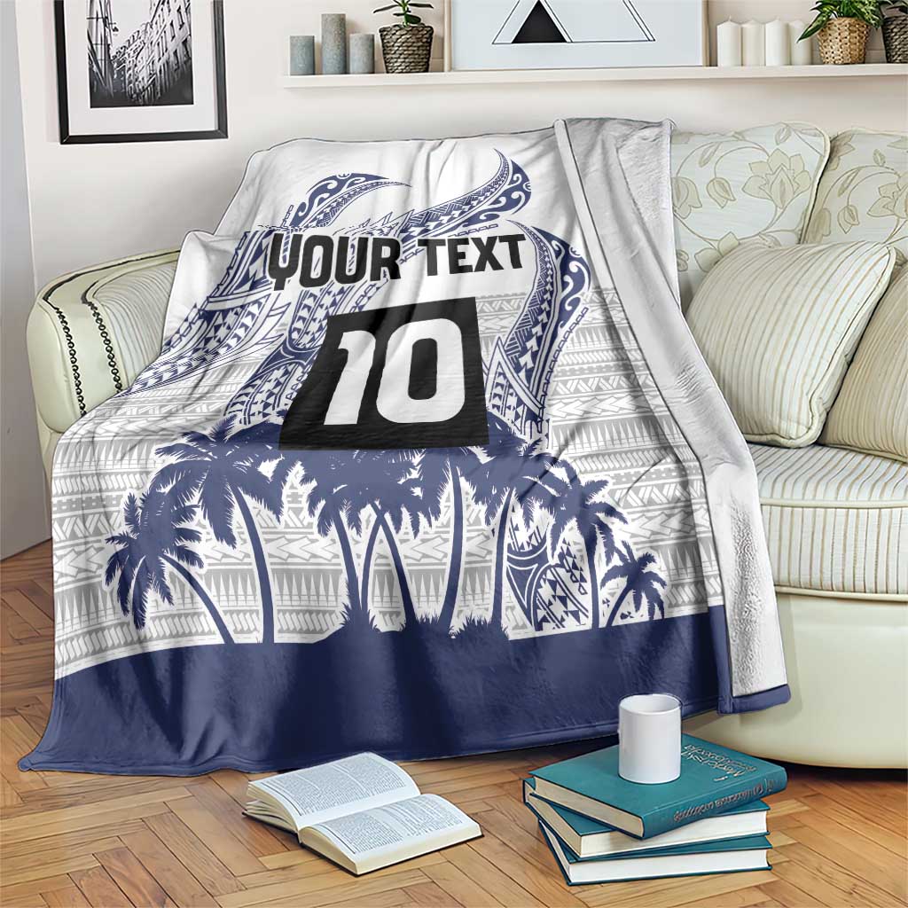 Cook Islands Marathon 2025-Pursuit in Paradise Blanket Blue Color