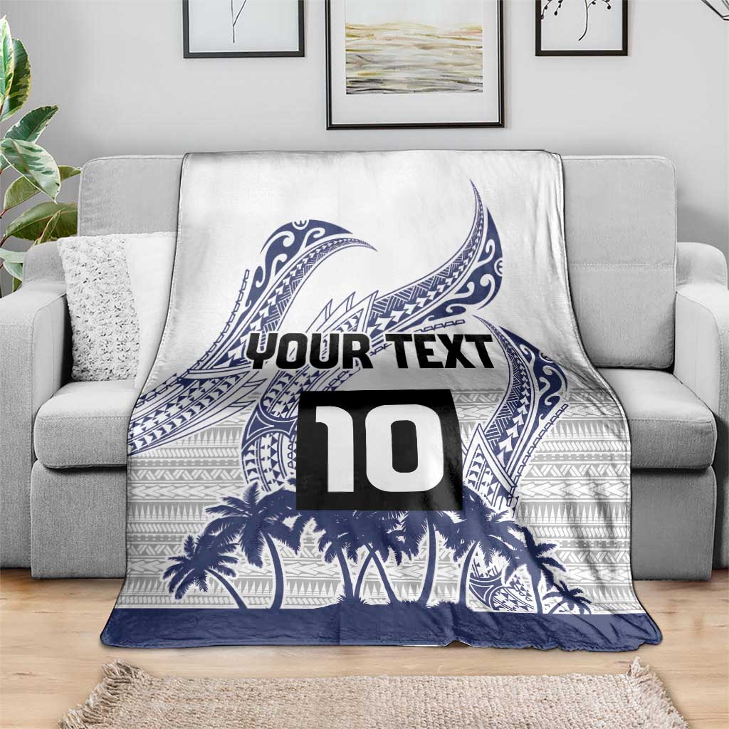 Cook Islands Marathon 2025-Pursuit in Paradise Blanket Blue Color