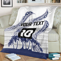 Cook Islands Marathon 2025-Pursuit in Paradise Blanket Blue Color