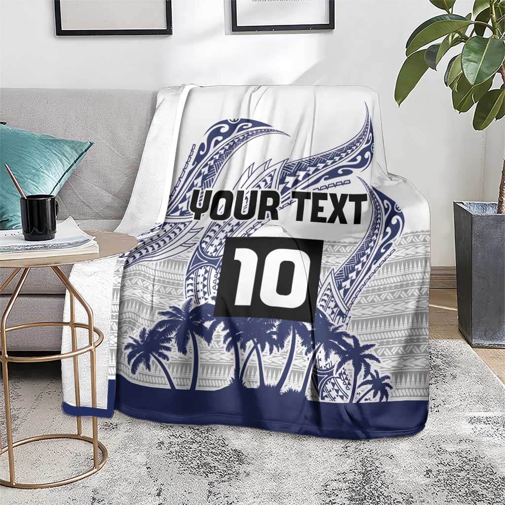 Cook Islands Marathon 2025-Pursuit in Paradise Blanket Blue Color