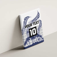 Cook Islands Marathon 2025-Pursuit in Paradise Canvas Wall Art Blue Color