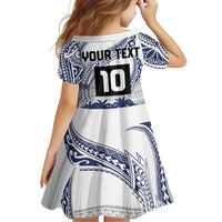Cook Islands Marathon 2025-Pursuit in Paradise Family Matching Off Shoulder Maxi Dress and Hawaiian Shirt Blue Color LT03 - Polynesian Pride