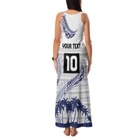 Cook Islands Marathon 2025-Pursuit in Paradise Family Matching Tank Maxi Dress and Hawaiian Shirt Blue Color LT03 - Polynesian Pride