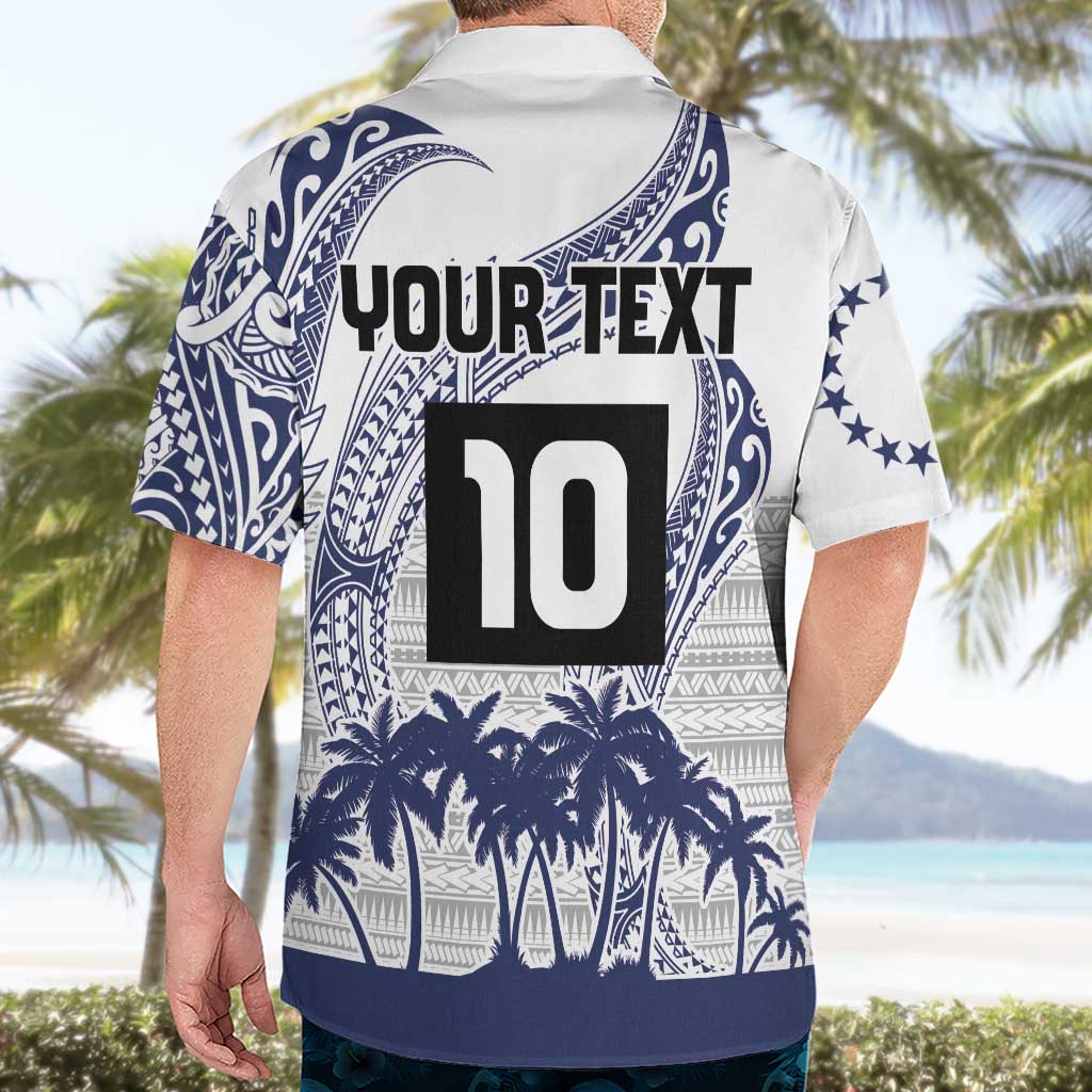 Cook Islands Marathon 2025-Pursuit in Paradise Hawaiian Shirt Blue Color