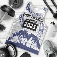 Cook Islands Marathon 2025-Pursuit in Paradise Men Tank Top Blue Color
