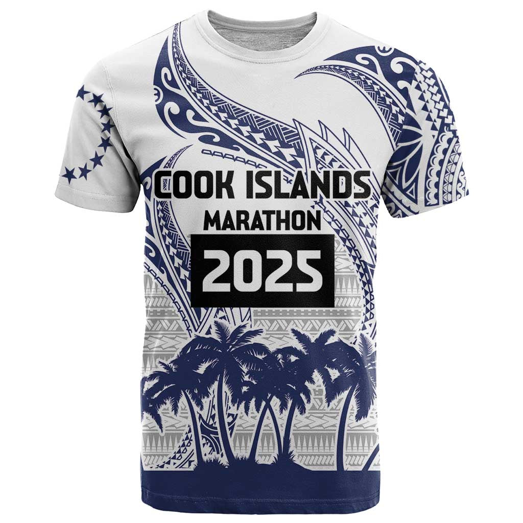 Cook Islands Marathon 2025-Pursuit in Paradise T Shirt Blue Color LT03 Blue - Polynesian Pride