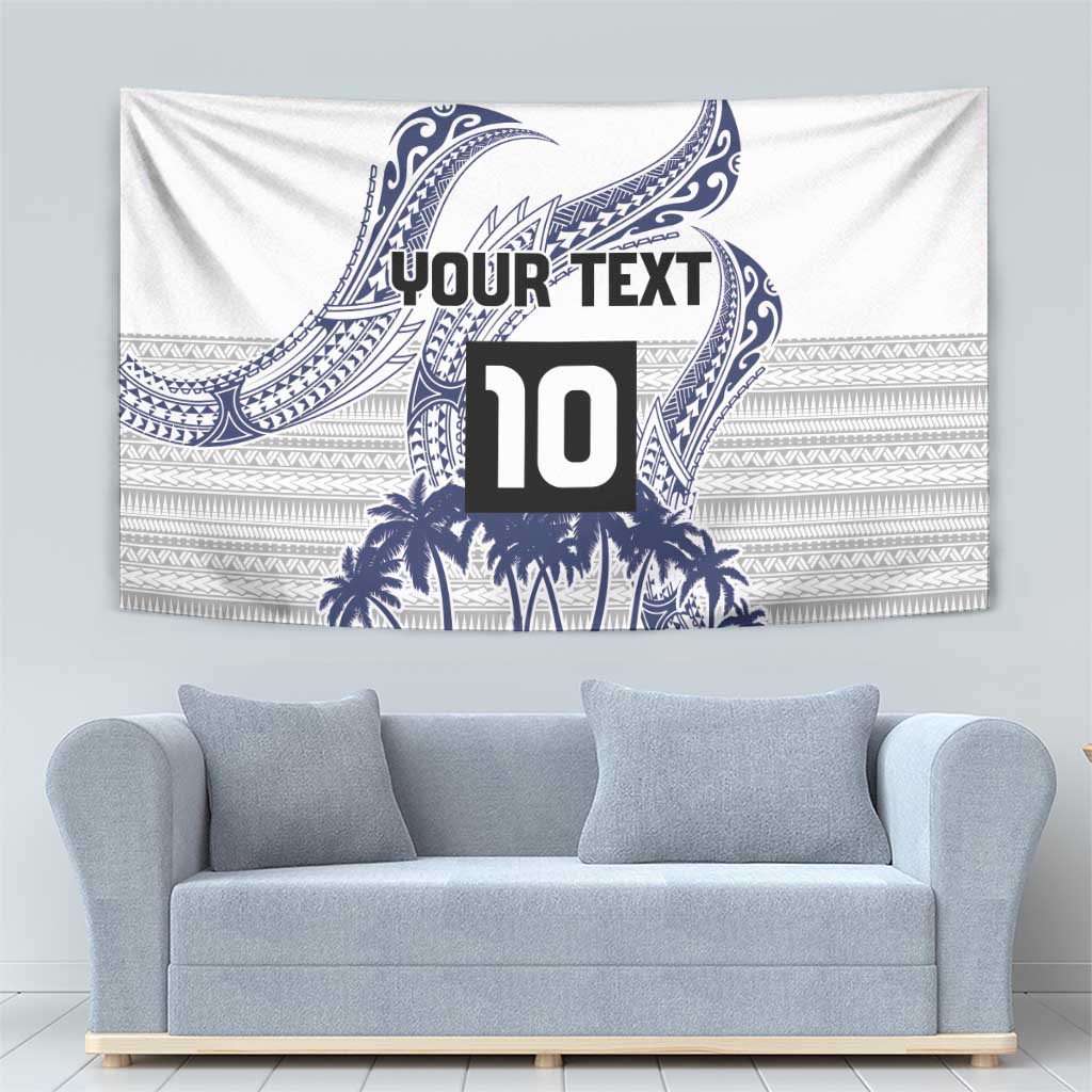 Cook Islands Marathon 2025-Pursuit in Paradise Tapestry Blue Color