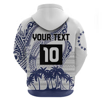 Cook Islands Marathon 2025-Pursuit in Paradise Zip Hoodie Blue Color