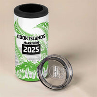 Cook Islands Marathon 2025-Pursuit in Paradise 4 in 1 Can Cooler Tumbler Green Color LT03 - Polynesian Pride