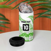 Cook Islands Marathon 2025-Pursuit in Paradise 4 in 1 Can Cooler Tumbler Green Color LT03 - Polynesian Pride