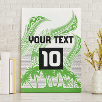 Cook Islands Marathon 2025-Pursuit in Paradise Canvas Wall Art Green Color