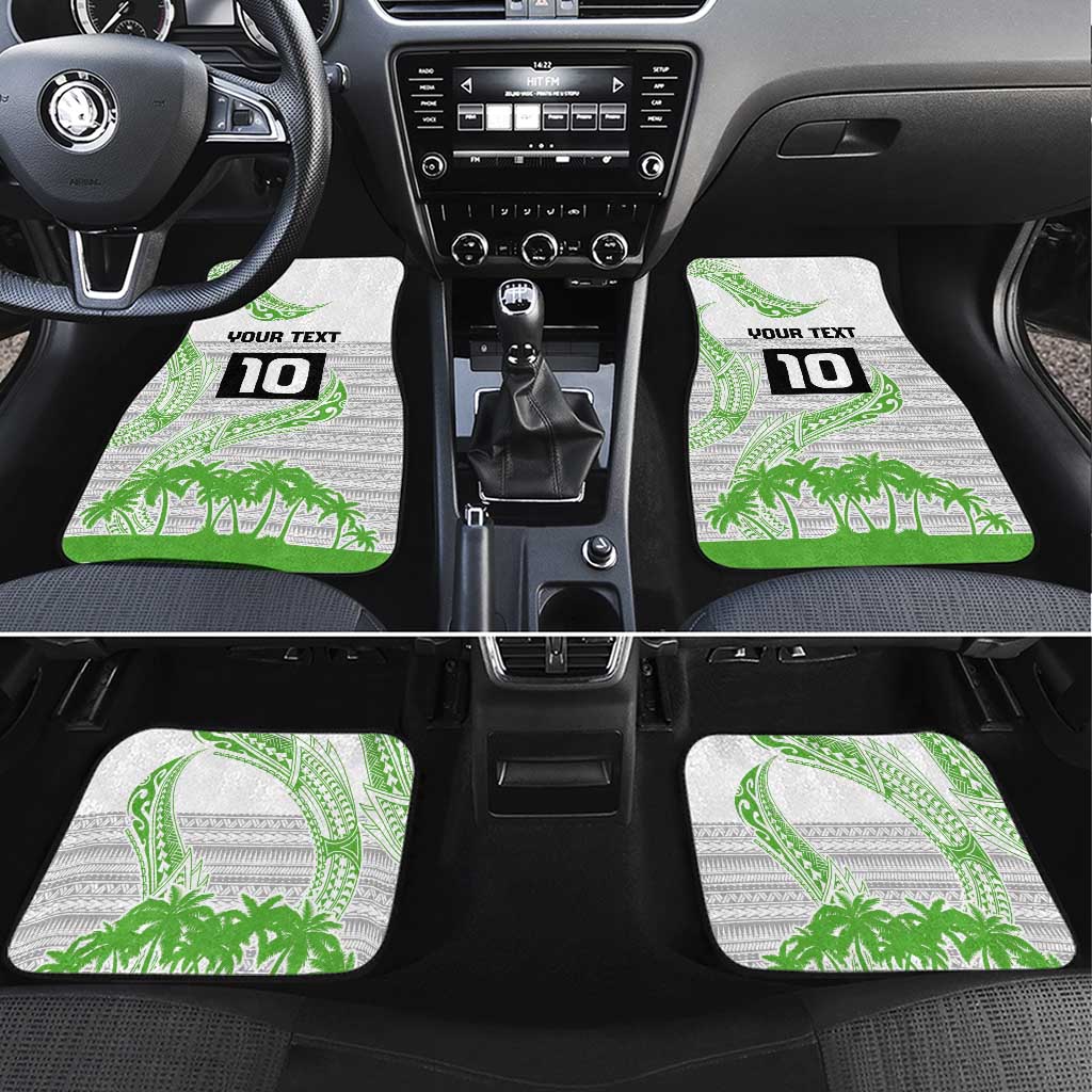 Cook Islands Marathon 2025-Pursuit in Paradise Car Mats Green Color