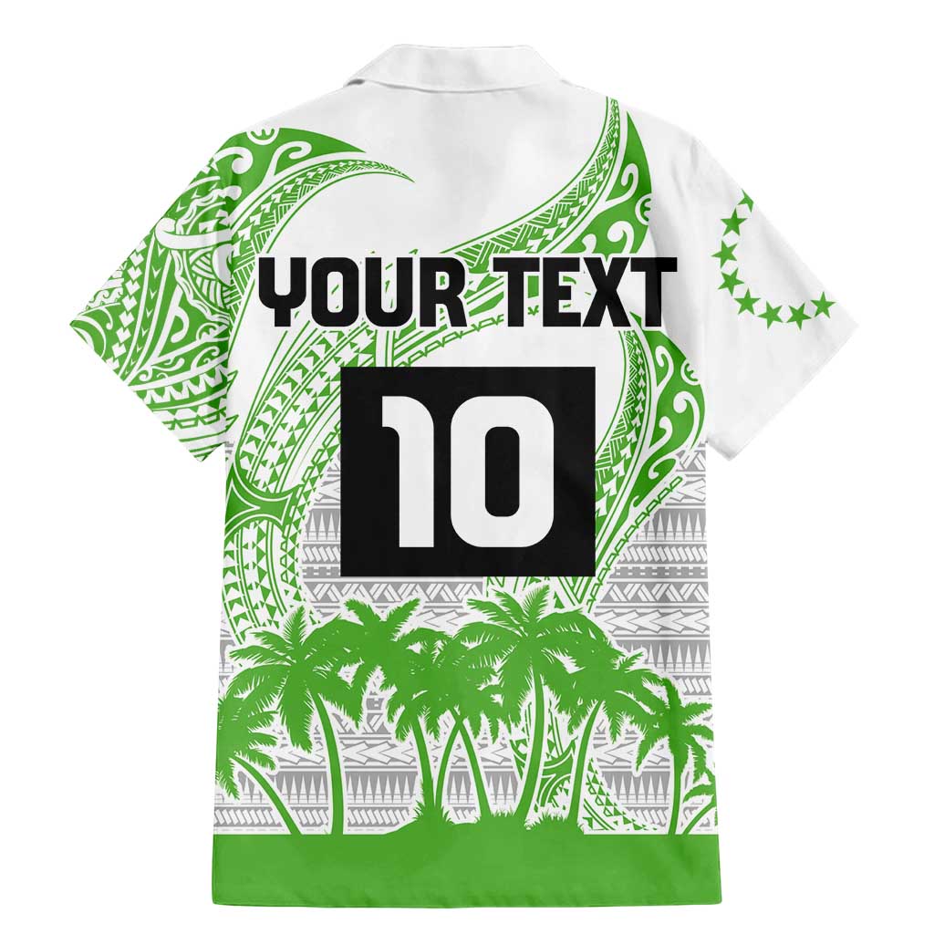 Cook Islands Marathon 2025-Pursuit in Paradise Family Matching Mermaid Dress and Hawaiian Shirt Green Color LT03 - Polynesian Pride