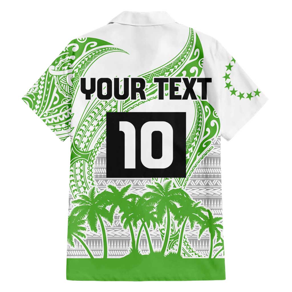 Cook Islands Marathon 2025-Pursuit in Paradise Family Matching Short Sleeve Bodycon Dress and Hawaiian Shirt Green Color LT03 - Polynesian Pride