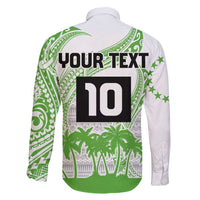 Cook Islands Marathon 2025-Pursuit in Paradise Family Matching Summer Maxi Dress and Hawaiian Shirt Green Color LT03 - Polynesian Pride