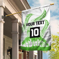 Cook Islands Marathon 2025-Pursuit in Paradise Garden Flag Green Color