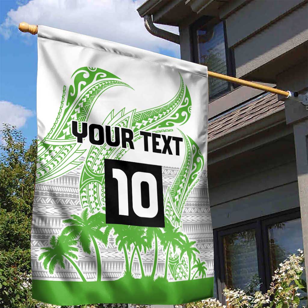 Cook Islands Marathon 2025-Pursuit in Paradise Garden Flag Green Color