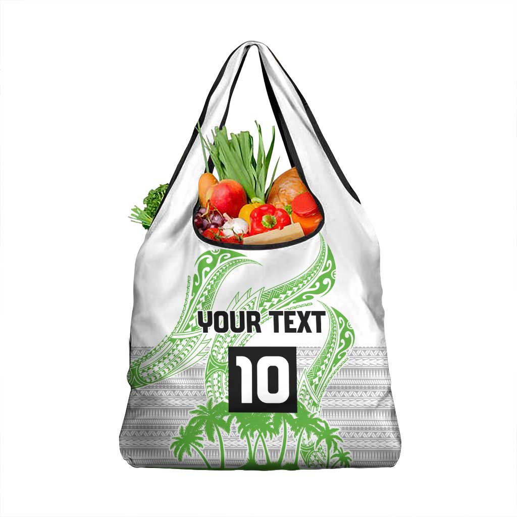 Cook Islands Marathon 2025-Pursuit in Paradise Grocery Bag Green Color