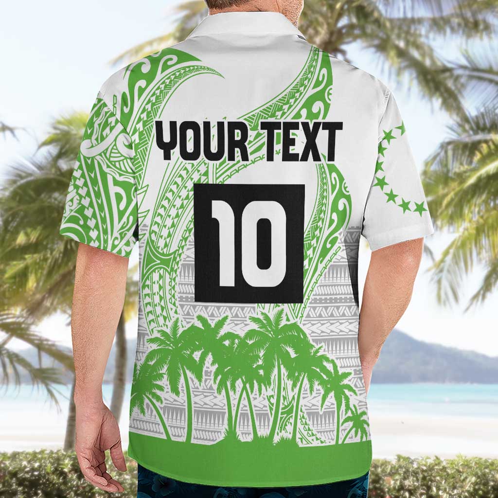 Cook Islands Marathon 2025-Pursuit in Paradise Hawaiian Shirt Green Color