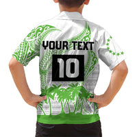 Cook Islands Marathon 2025-Pursuit in Paradise Kid Hawaiian Shirt Green Color LT03 - Polynesian Pride