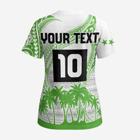 Cook Islands Marathon 2025-Pursuit in Paradise Scrub Top Green Color - Polynesian Pride