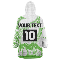 Cook Islands Marathon 2025-Pursuit in Paradise Wearable Blanket Hoodie Green Color LT03 - Polynesian Pride