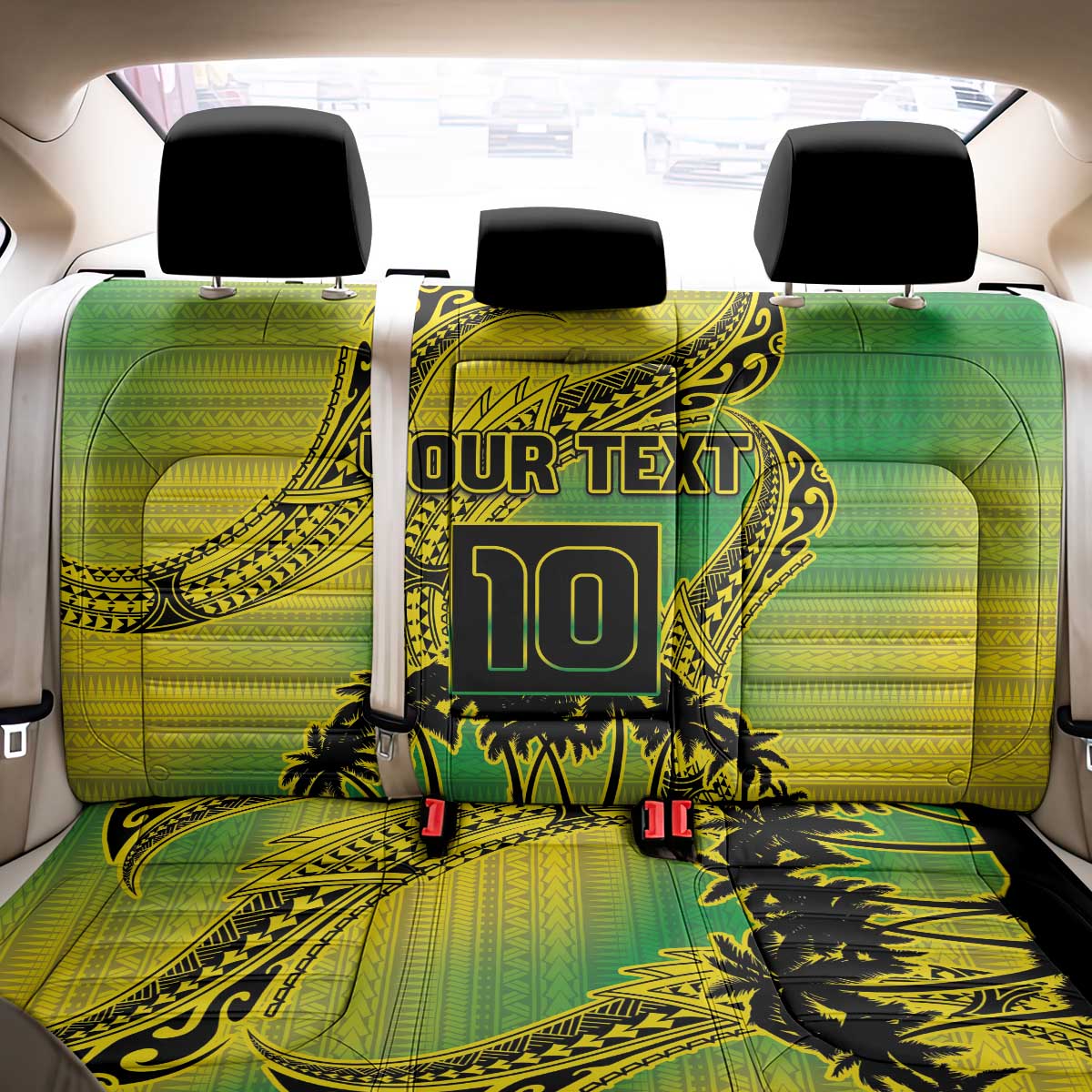Cook Islands Marathon 2025-Pursuit in Paradise Back Car Seat Cover Special Edition