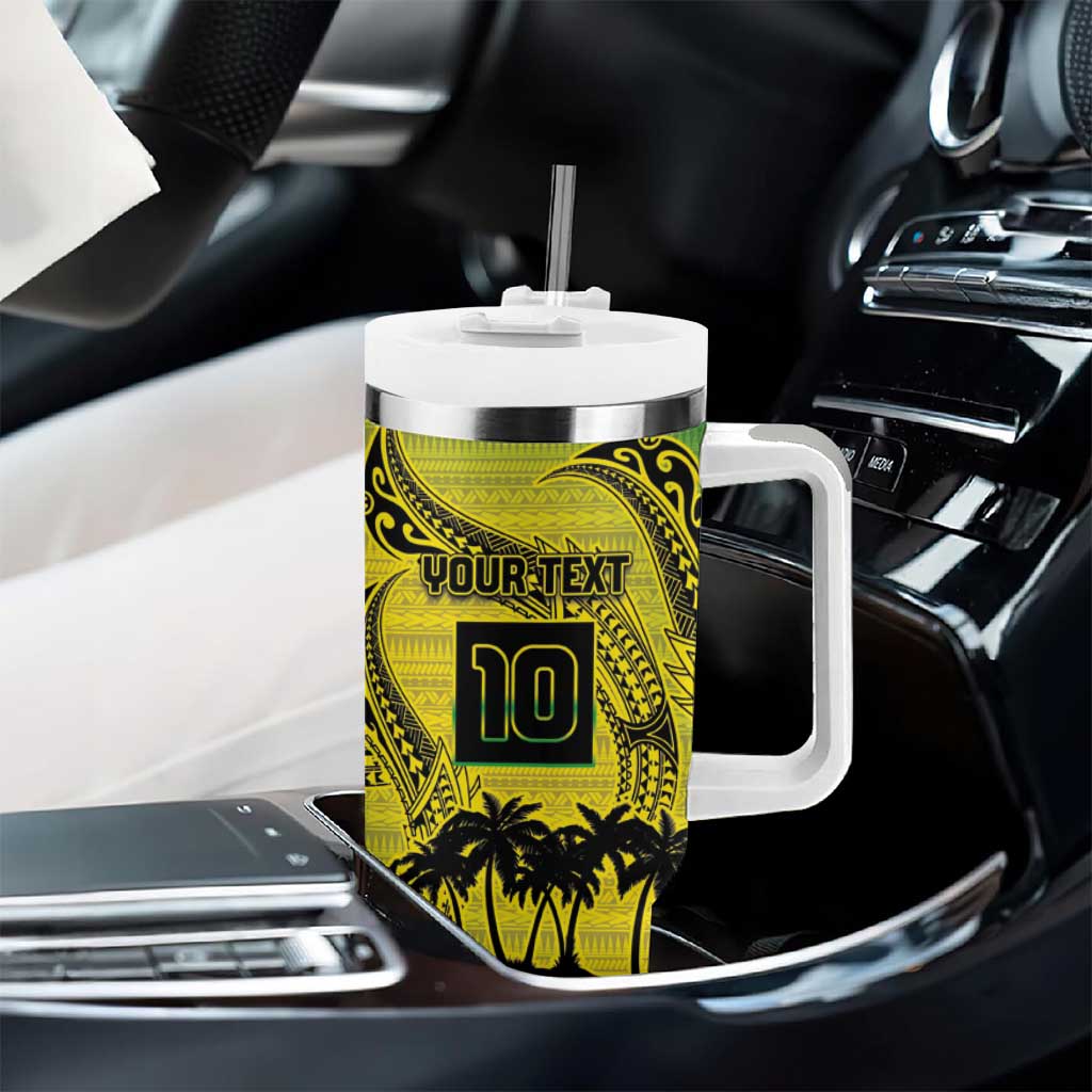 Cook Islands Marathon 2025-Pursuit in Paradise Tumbler With Handle Special Edition