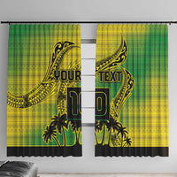 Cook Islands Marathon 2025-Pursuit in Paradise Window Curtain Special Edition