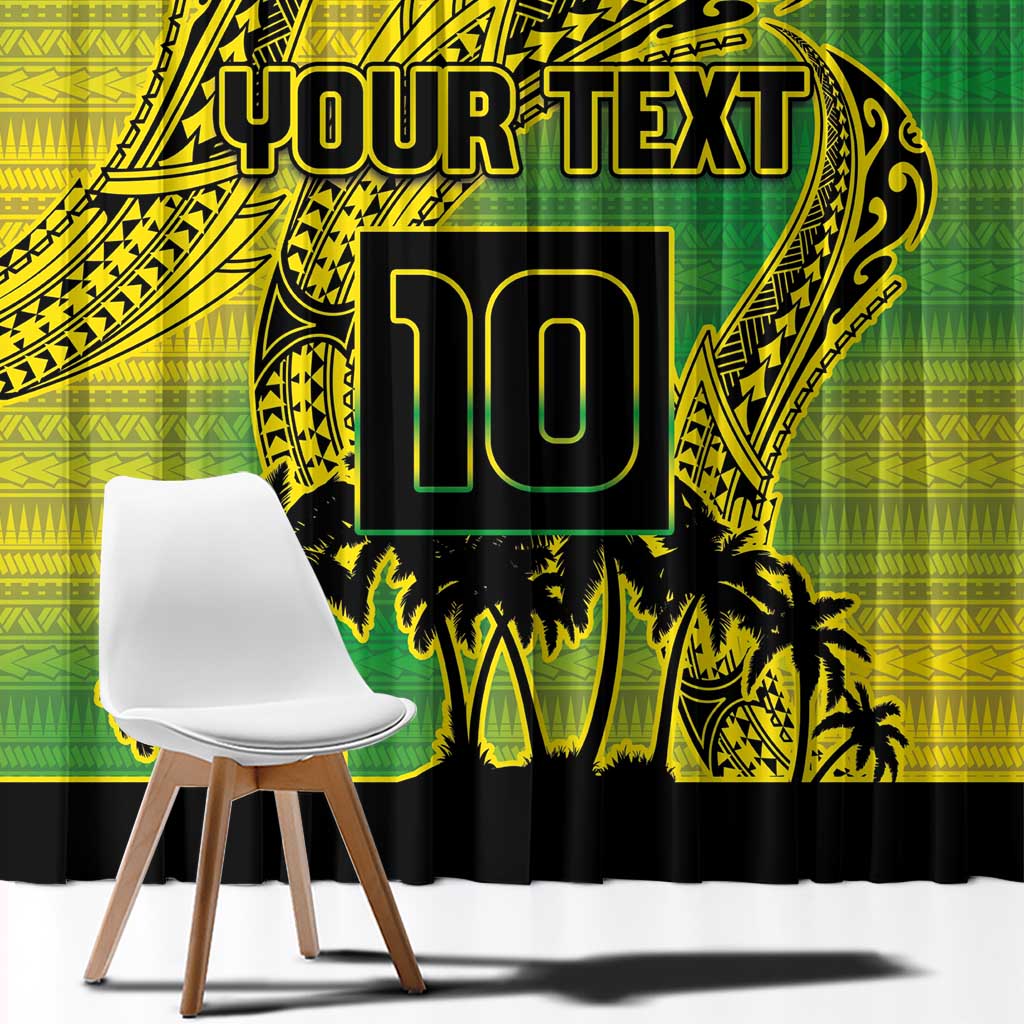 Cook Islands Marathon 2025-Pursuit in Paradise Window Curtain Special Edition