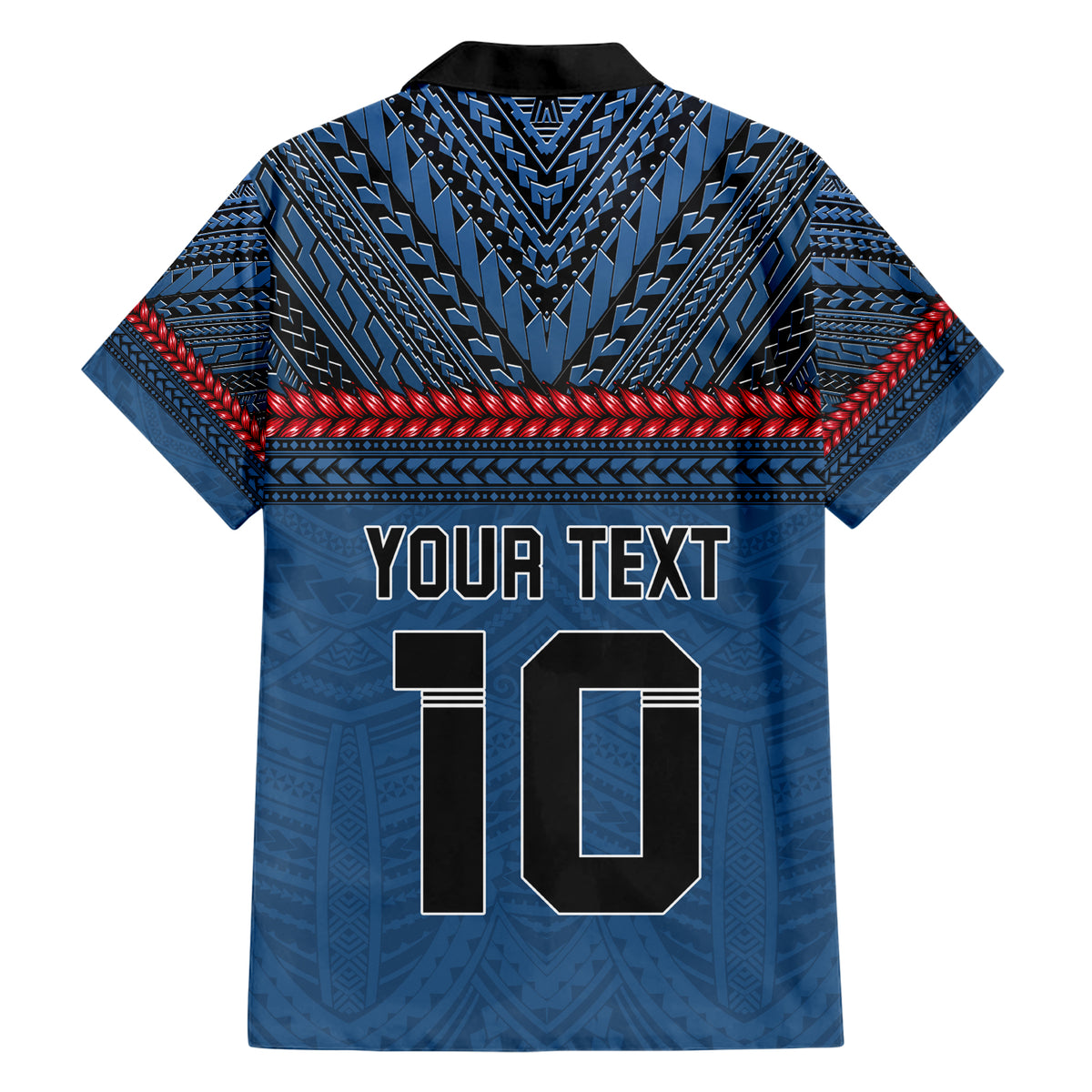 Custom Toa Samoa Rugby Family Matching Short Sleeve Bodycon Dress and Hawaiian Shirt Samoan Warrior Ula Fala Tribal Pattern LT03