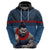 Custom Toa Samoa Rugby Hoodie Samoan Warrior Ula Fala Tribal Pattern LT03