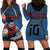 Custom Toa Samoa Rugby Hoodie Dress Samoan Warrior Ula Fala Tribal Pattern LT03