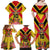 Custom Papua New Guinea Rugby Family Matching Off Shoulder Maxi Dress and Hawaiian Shirt Bird of Paradise and Hibiscus Polynesian Pattern Yellow Color LT03