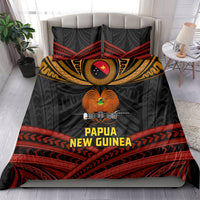 Papua New Guinea Bird-of-Paradise Bedding Set Coat of Arms and Tribal Patterns