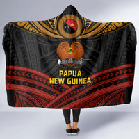 Papua New Guinea Bird-of-Paradise Hooded Blanket Coat of Arms and Tribal Patterns
