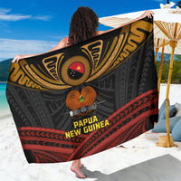 Papua New Guinea Bird-of-Paradise Sarong Coat of Arms and Tribal Patterns