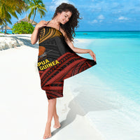 Papua New Guinea Bird-of-Paradise Sarong Coat of Arms and Tribal Patterns