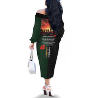 New Zealand and Australia ANZAC Day Family Matching Off The Shoulder Long Sleeve Dress and Hawaiian Shirt Lest We Forget Indigenous and Maori Pattern LT03 - Polynesian Pride