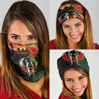 New Zealand and Australia ANZAC Day Neck Gaiter Lest We Forget Indigenous and Maori Pattern LT03 - Polynesian Pride