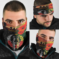 New Zealand and Australia ANZAC Day Neck Gaiter Lest We Forget Indigenous and Maori Pattern LT03 - Polynesian Pride