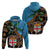 Fiji and Australia Hoodie Fijian and Aboriginal mix Culture