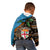 Fiji and Australia Kid Hoodie Fijian and Aboriginal mix Culture