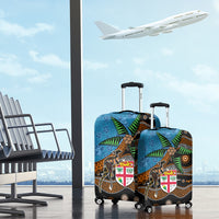 Fiji and Australia Luggage Cover Fijian and Aboriginal mix Culture