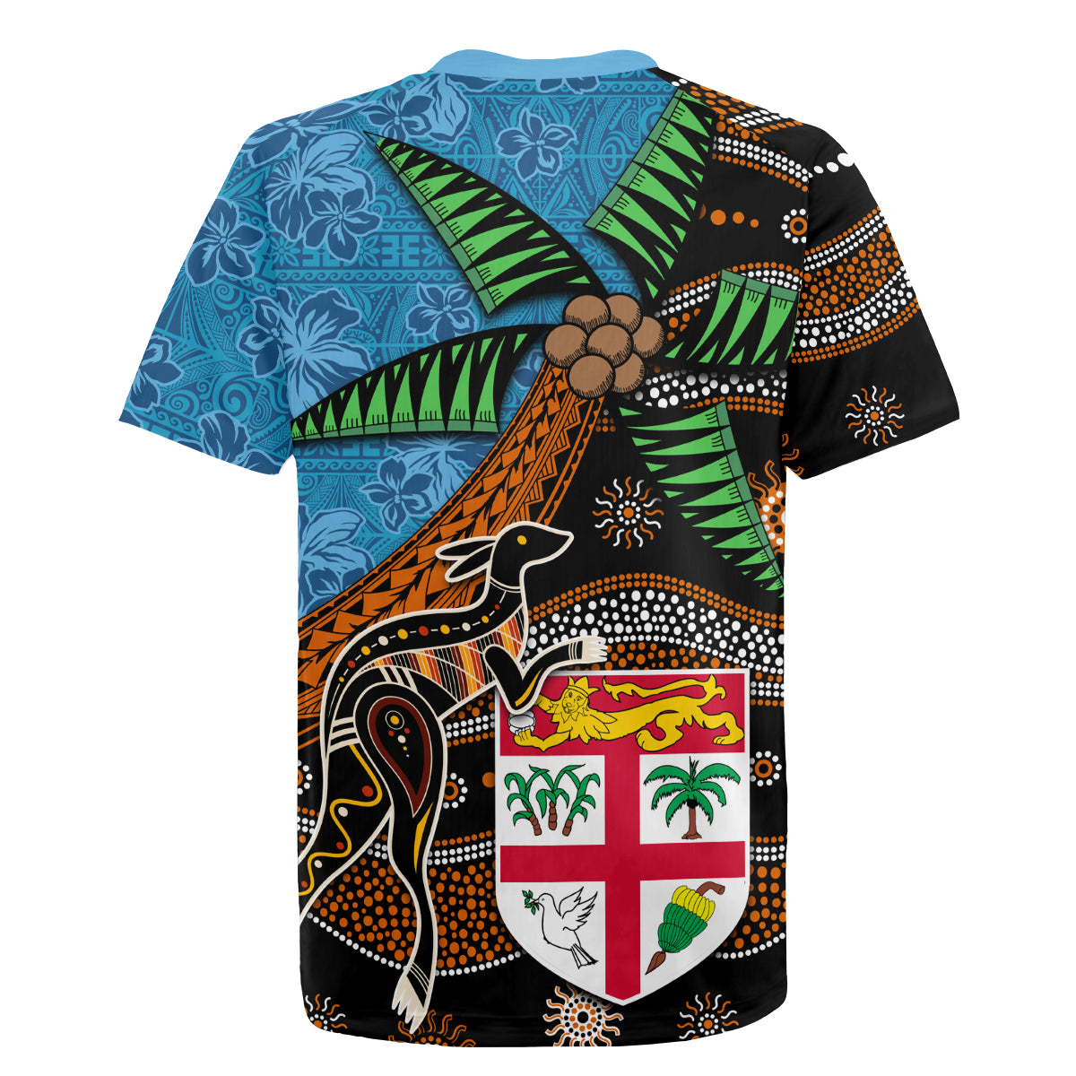 Fiji and Australia Rugby Jersey Fijian and Aboriginal mix Culture