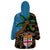 Fiji and Australia Wearable Blanket Hoodie Fijian and Aboriginal mix Culture